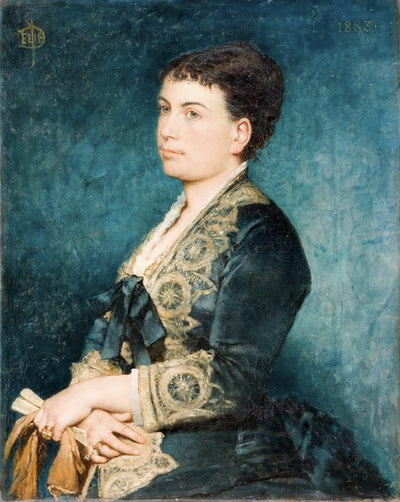 Portrait de Madame Fanny Guyard-Gouin - Jules-Élie Delaunay