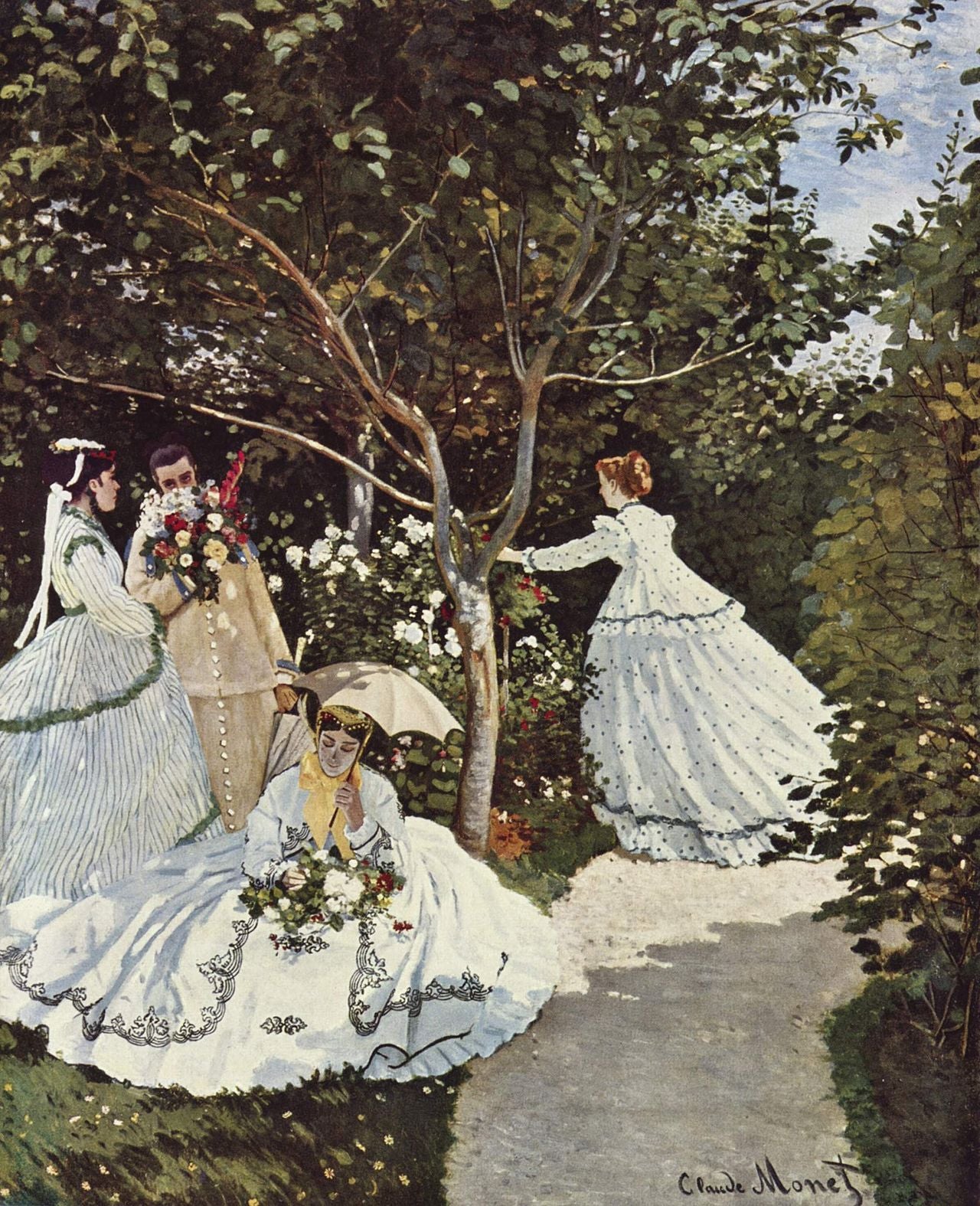 ผู้หญิงในสวน – Claude Monet (1866)