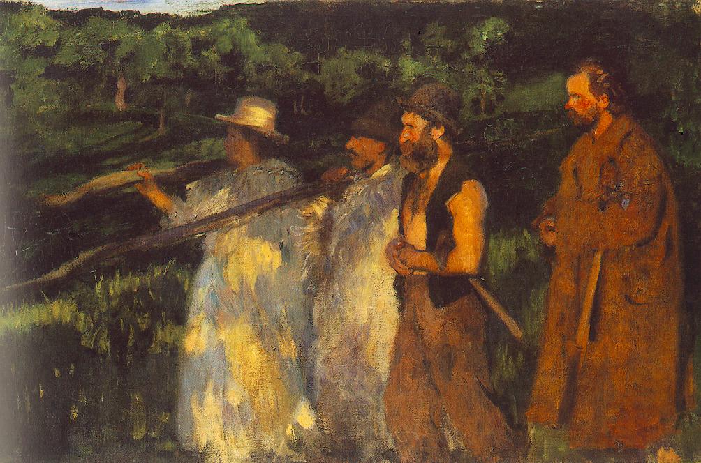Bûcherons rentrant chez eux, Károly Ferenczy, 1899