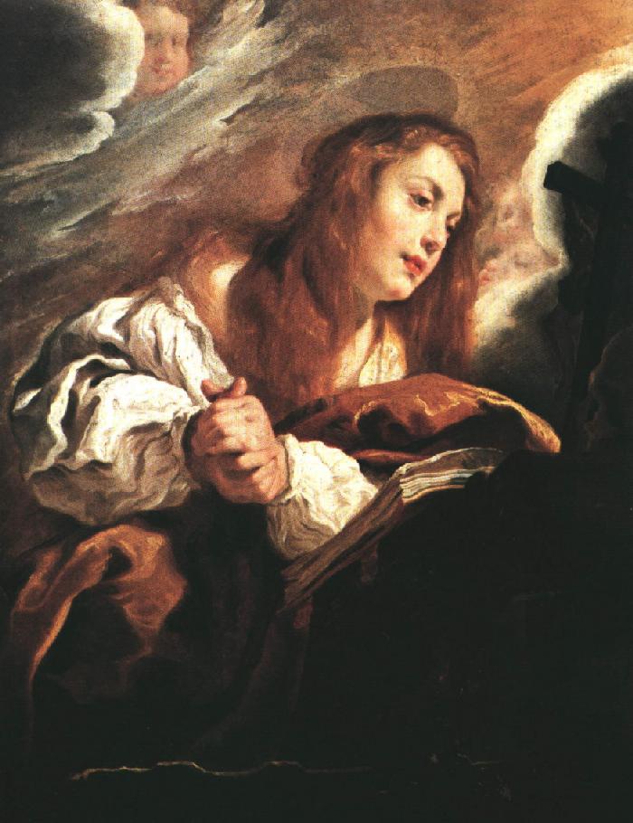 Sainte Marie-Madeleine pénitente - Domenico Fetti image 1 reproduction artisanale de tableau