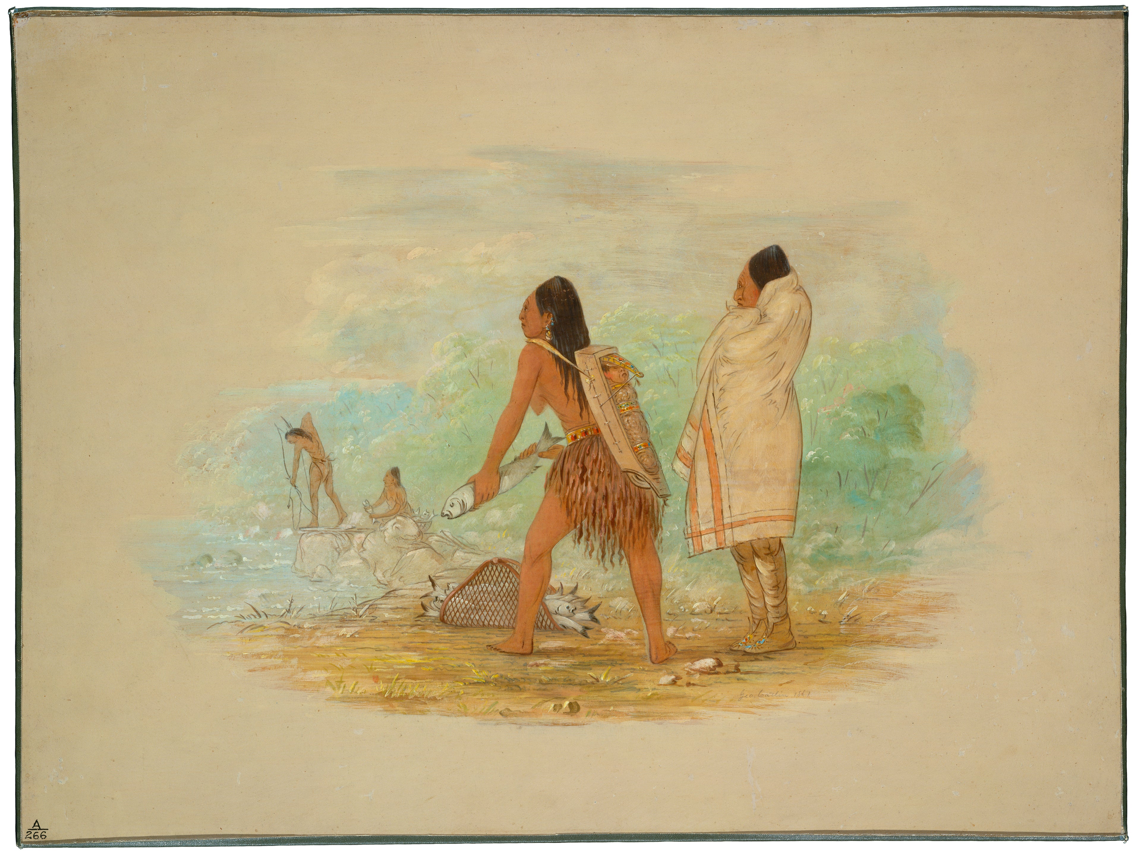 Indiens à tête plate - George Catlin