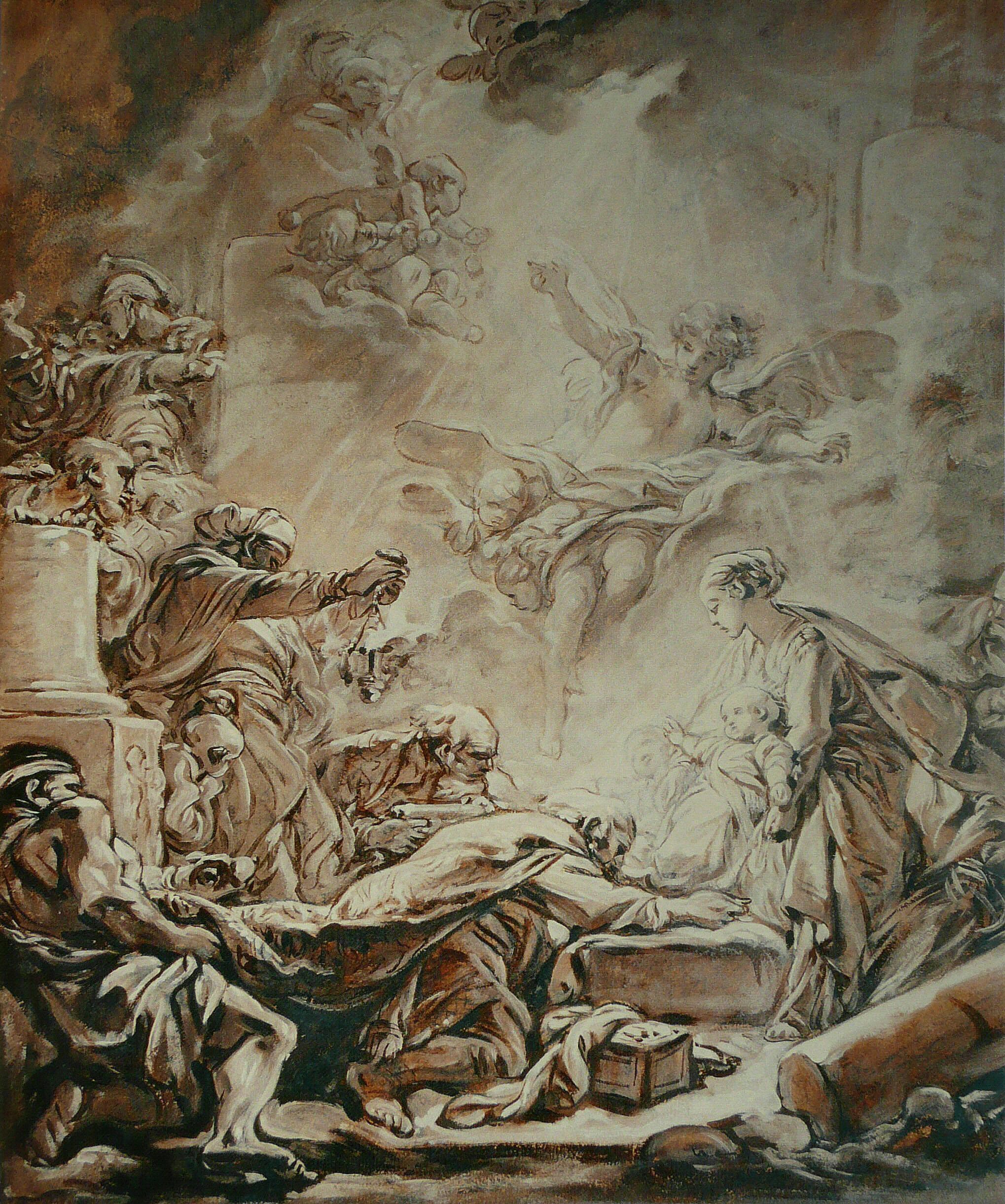 L'adoration des mages - François Boucher