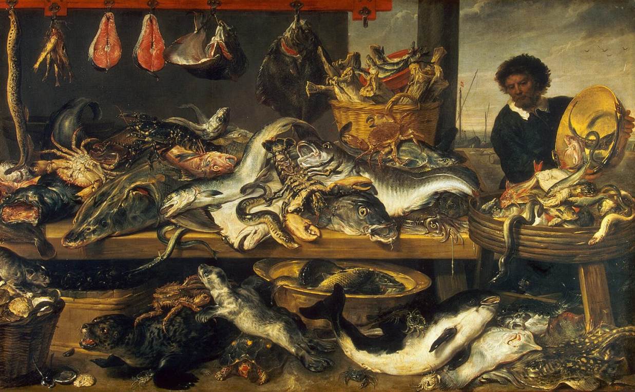 Marché aux poissons - Frans Snyders