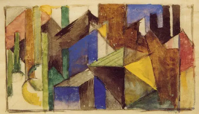 การจัดองค์ประกอบเชิงนามธรรม - ฟรานซ์ มาร์ค