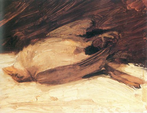 Reproduction du tableau « Le moineau mort - Franz Marc » par Alpha Reproduction en peinture à l’huile