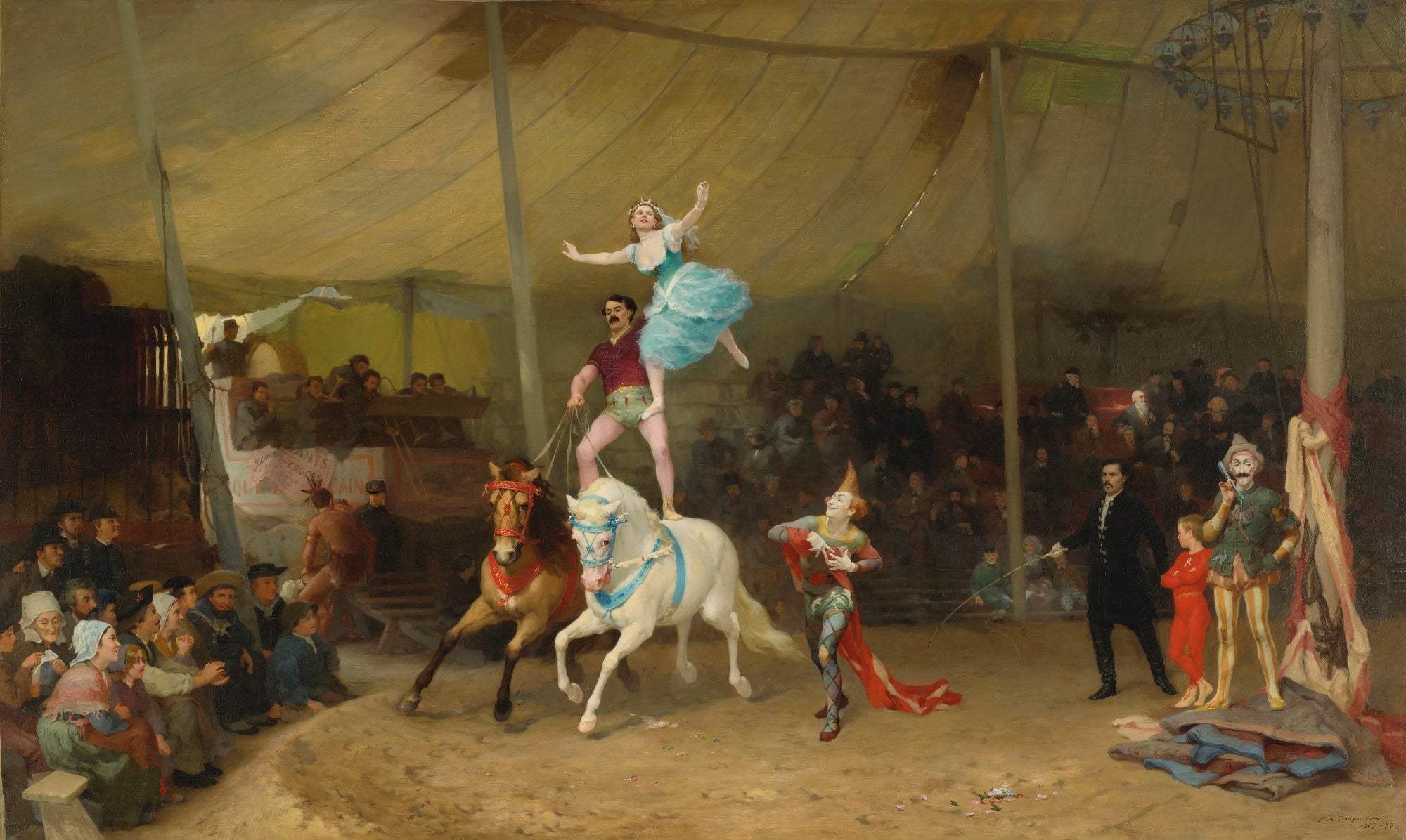 Un Cirque En Province - Frederick Arthur Bridgman
