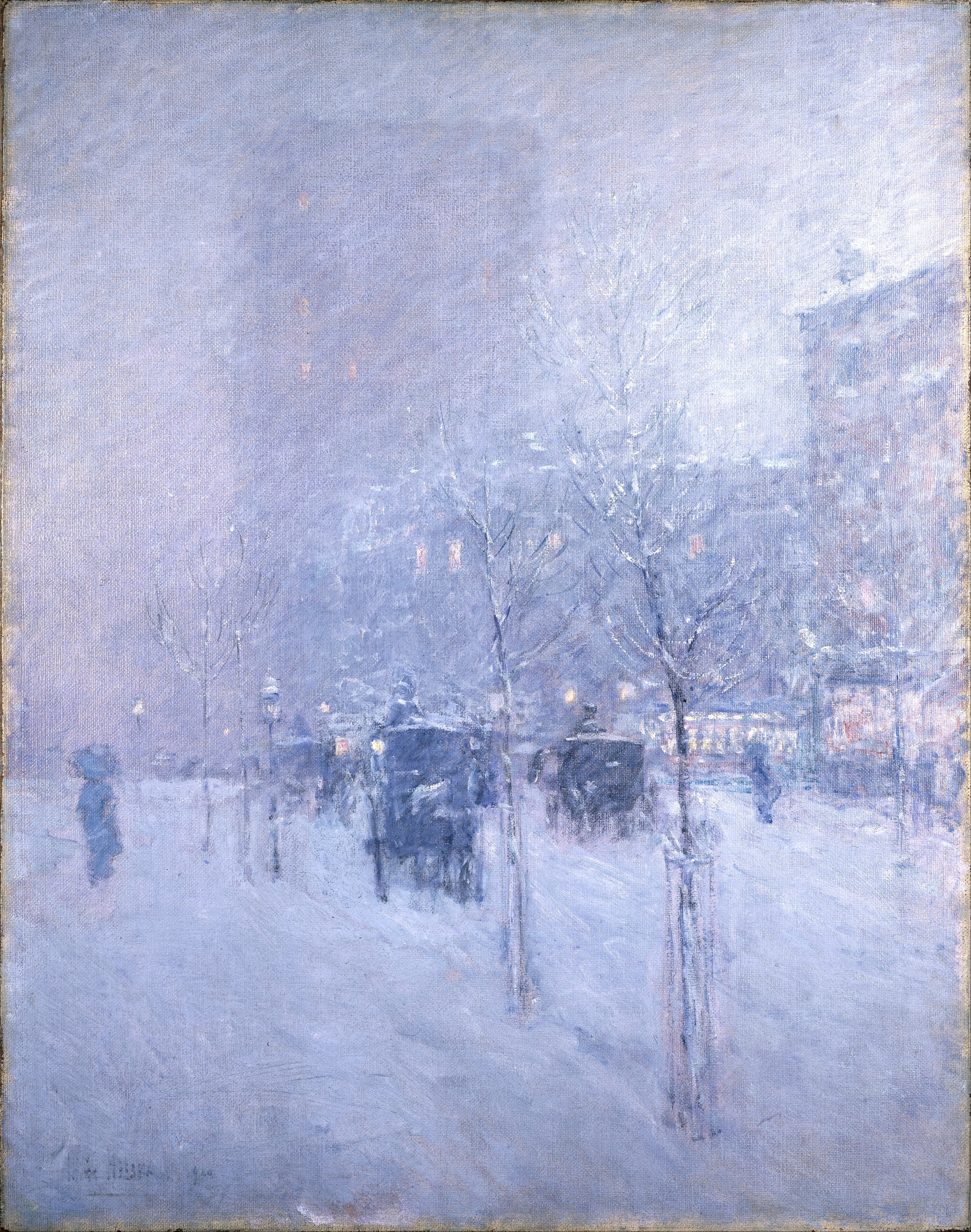 Fin d'après-midi, New York, hiver - Childe Hassam