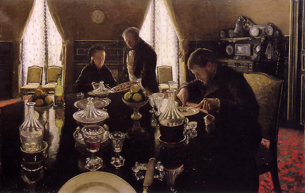 Le Déjeuner - Gustave Caillebotte