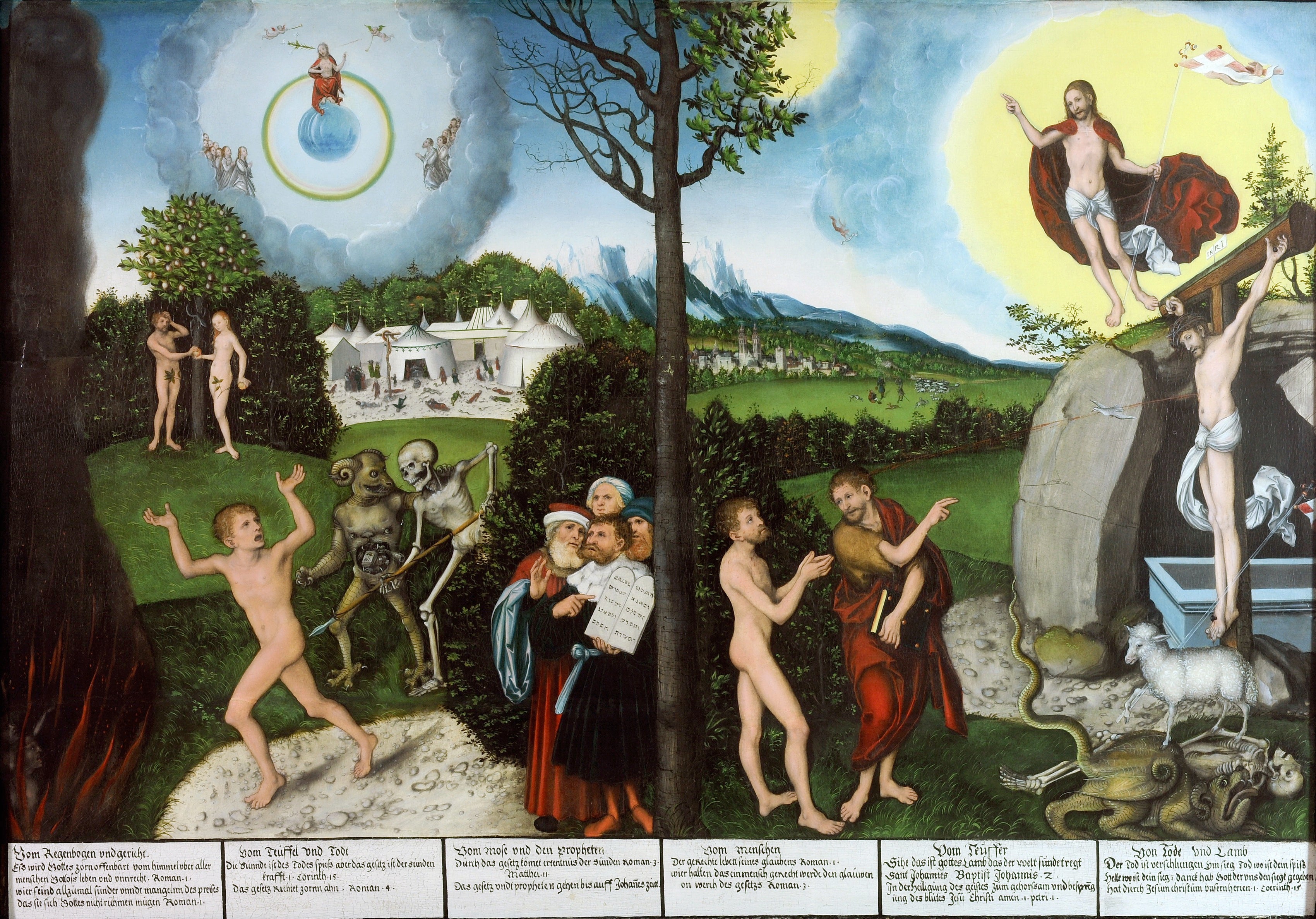 Loi et Évangile - Lucas Cranach the Elder