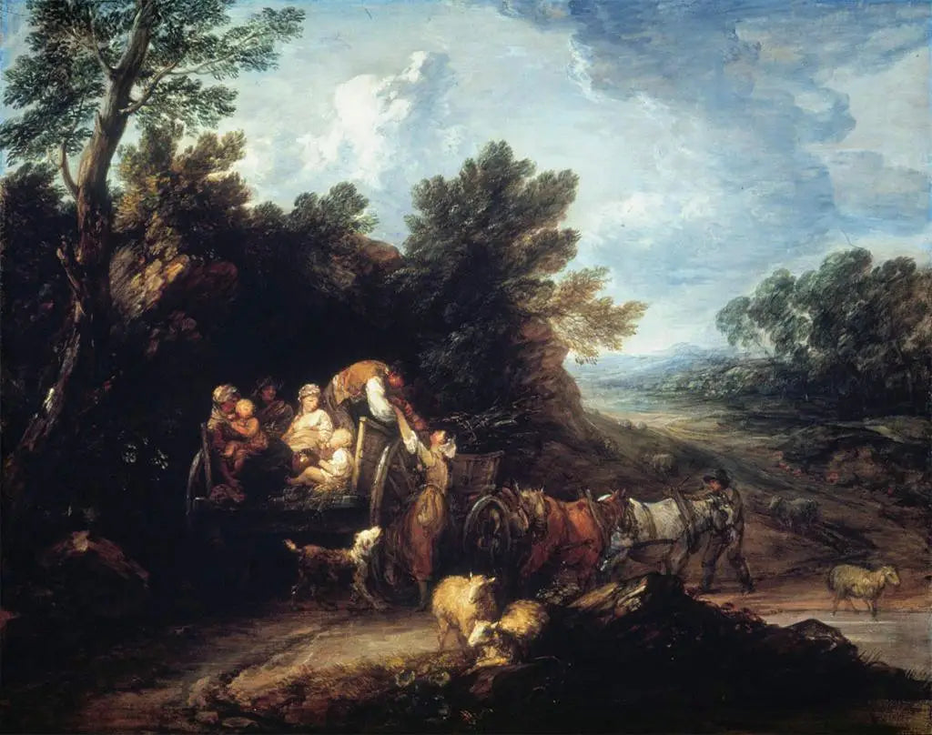 Le chariot de récolte 1784 - Thomas Gainsborough - Alpha Reproduction
