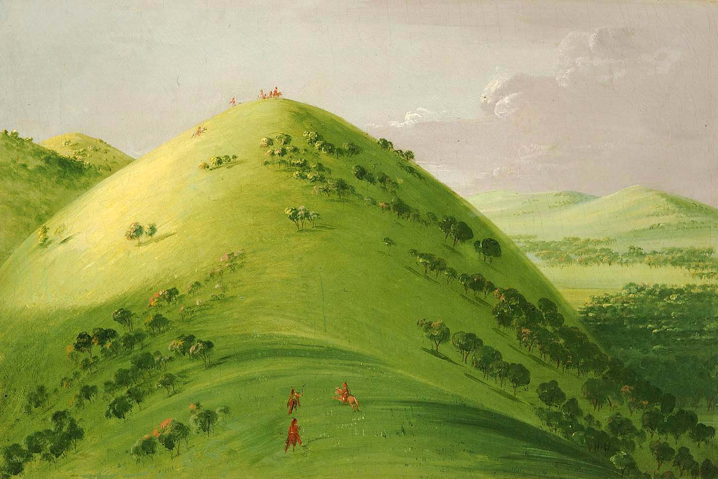 Magnifiques prairies, Haut-Mississippi - George Catlin