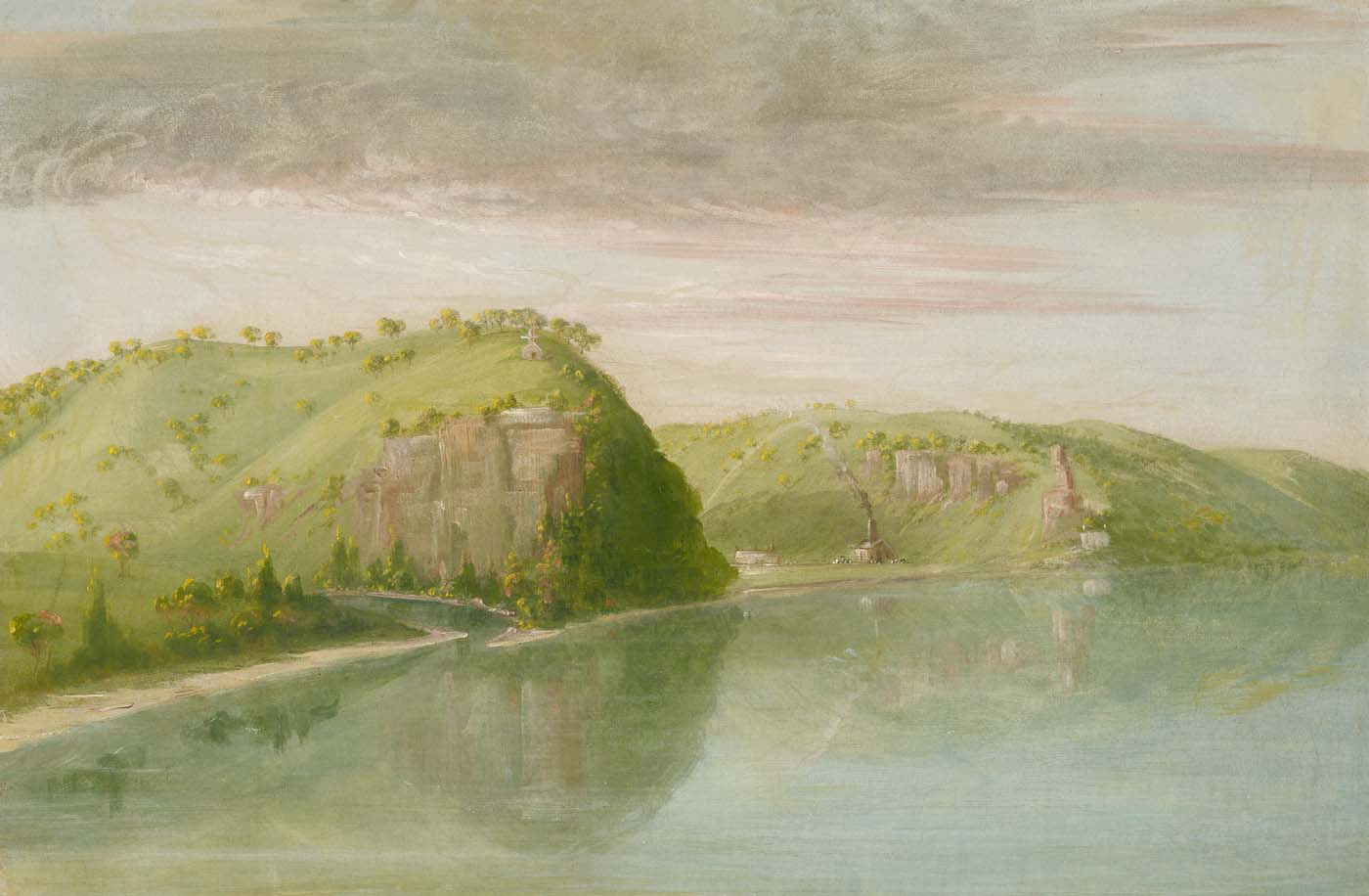 Tombe de Dubuque, Haut-Mississippi - George Catlin