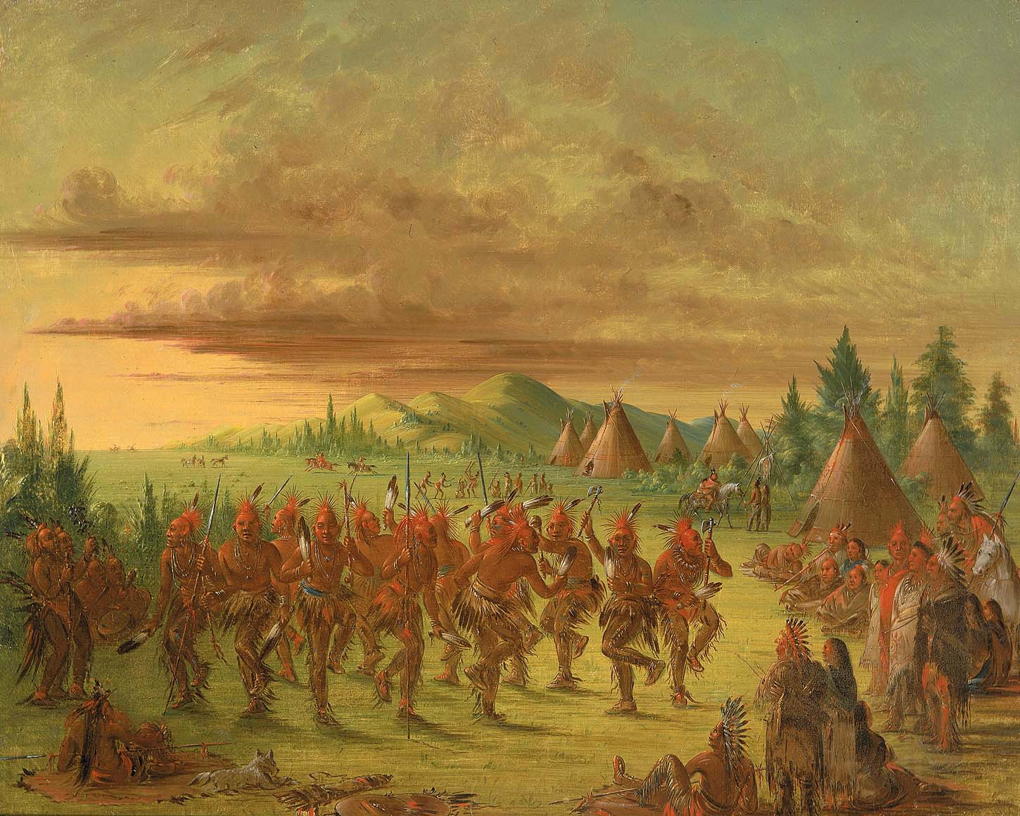 Danse de l'aigle - George Catlin