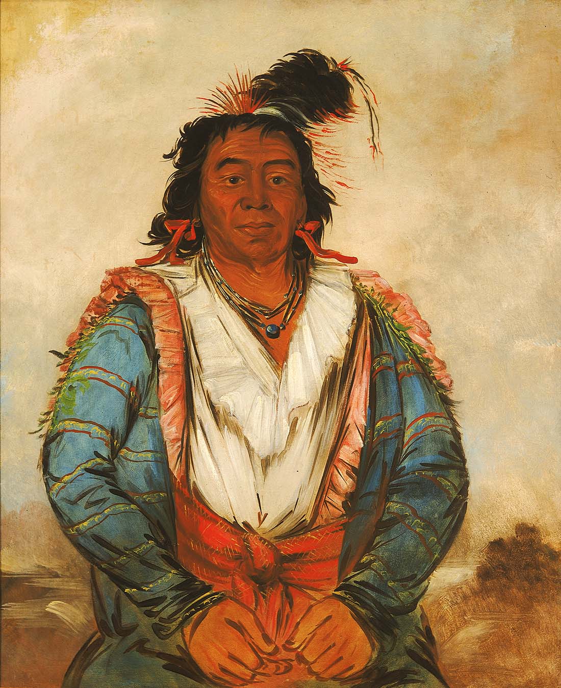 Hose-put-o-káw-gee, un Brave - George Catlin