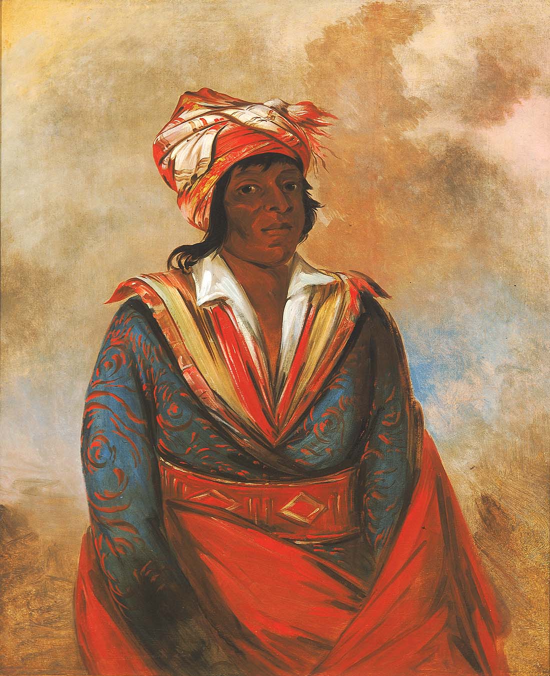 Kút-tee-o-túb-bee, Comment a-t-il tué ?, un brave reconnu - George Catlin