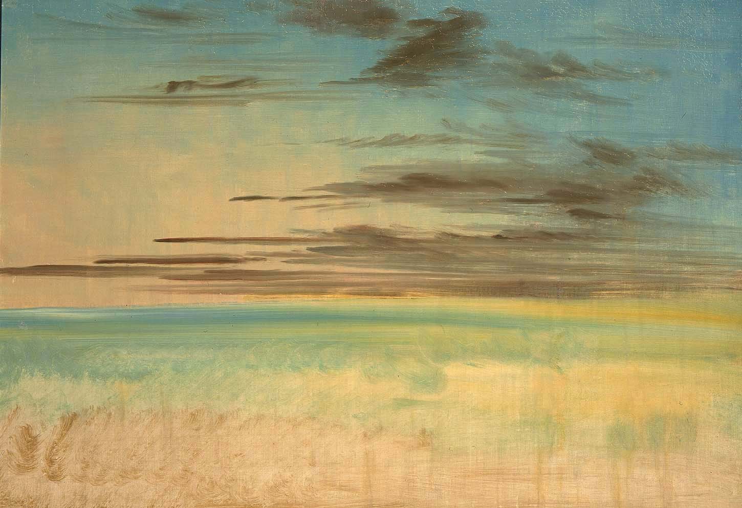 Paysage d'arrière-plan - George Catlin
