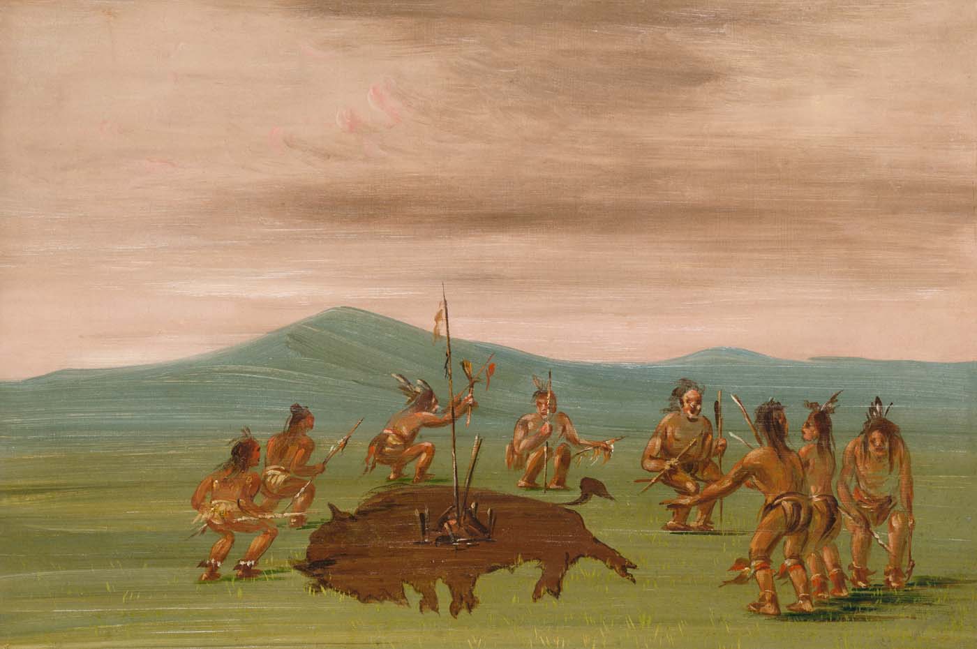 Le buffle médicinal des Sioux - George Catlin