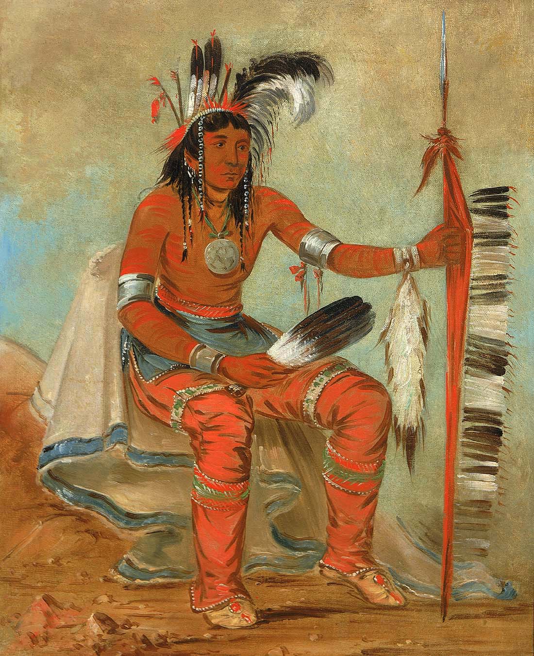 O'n-daig, le corbeau, un dandy - George Catlin