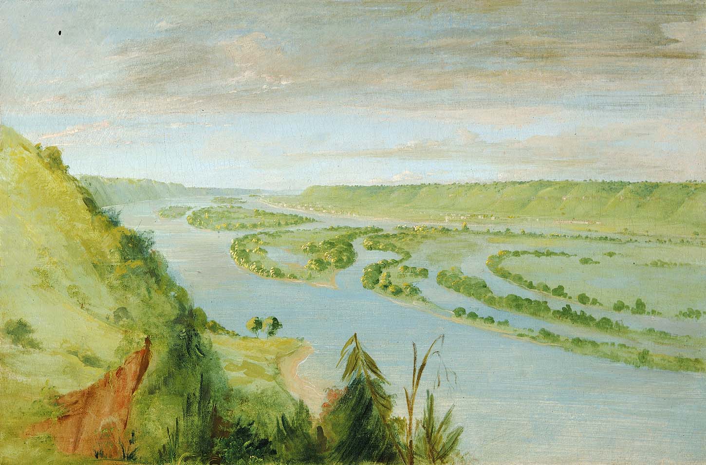 Prairie du Chien, garnison des États-Unis - George Catlin