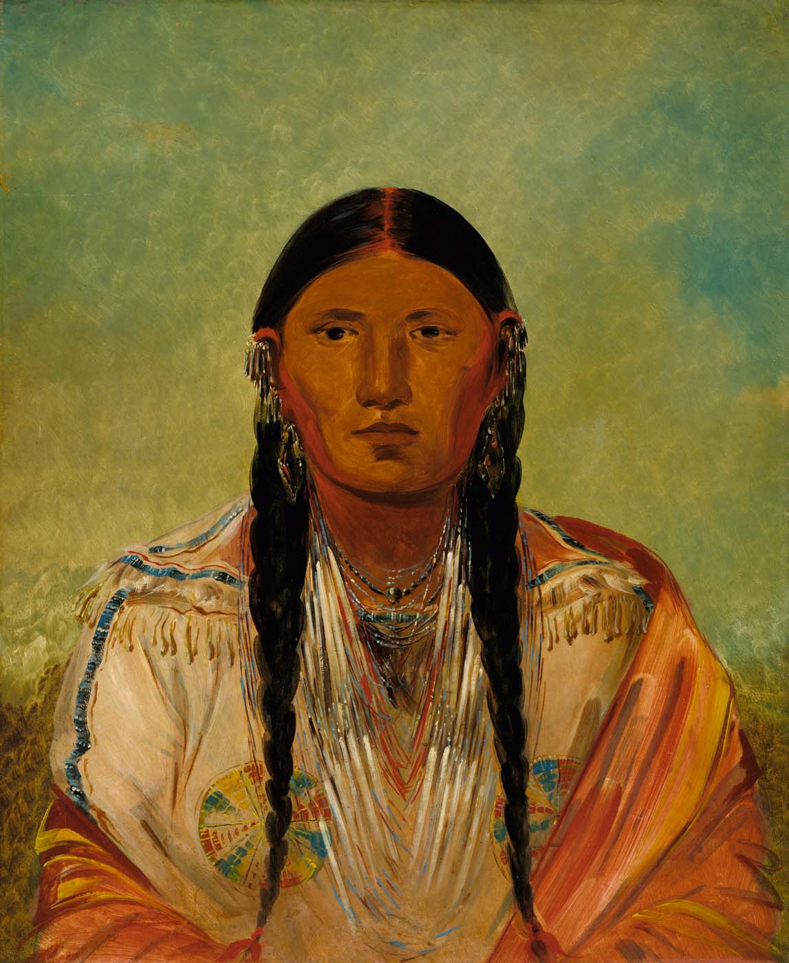 Ru-ton-wee-me, Pigeon sur l'aile - George Catlin