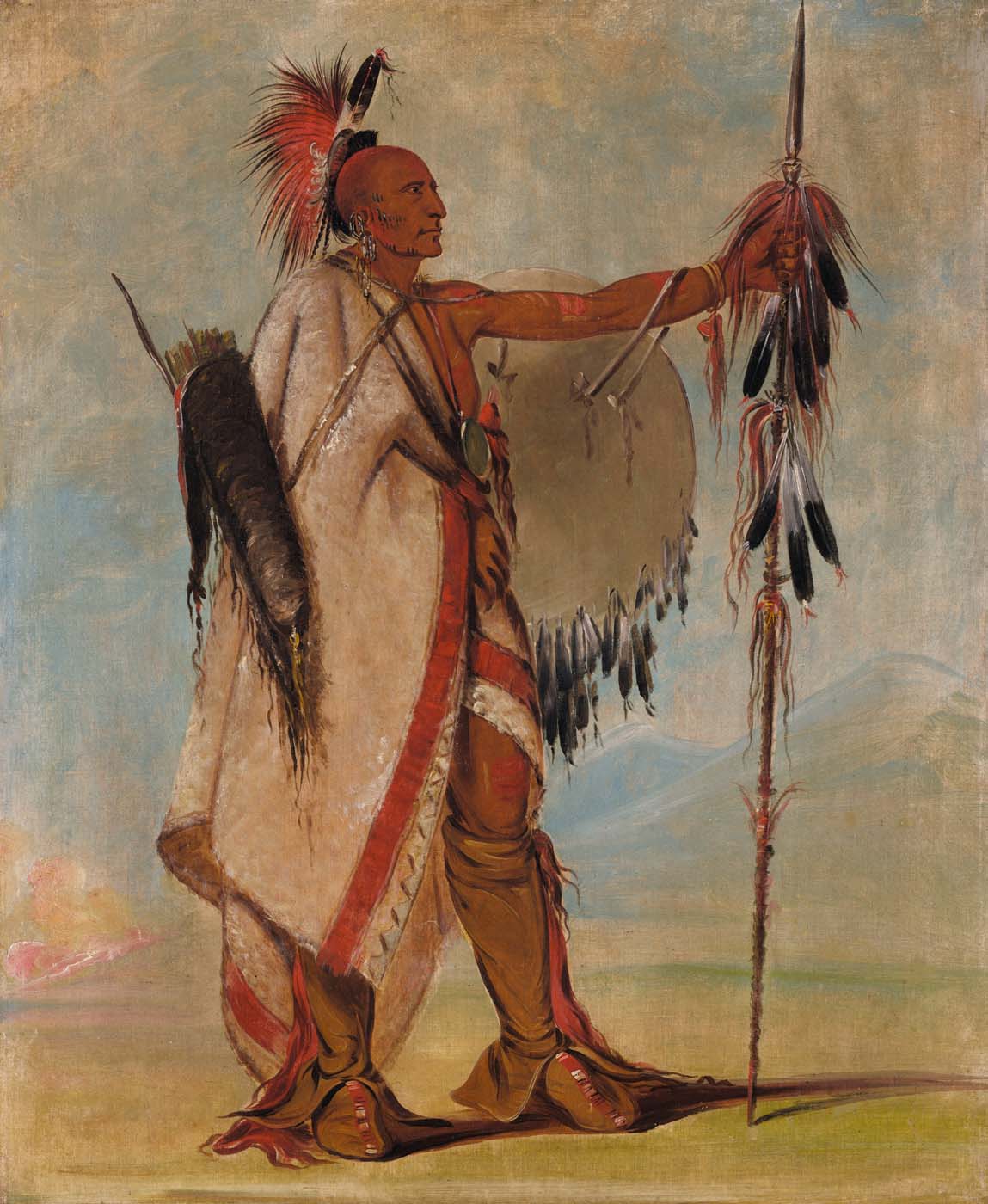 Tál-lee, un guerrier de distinction - George Catlin