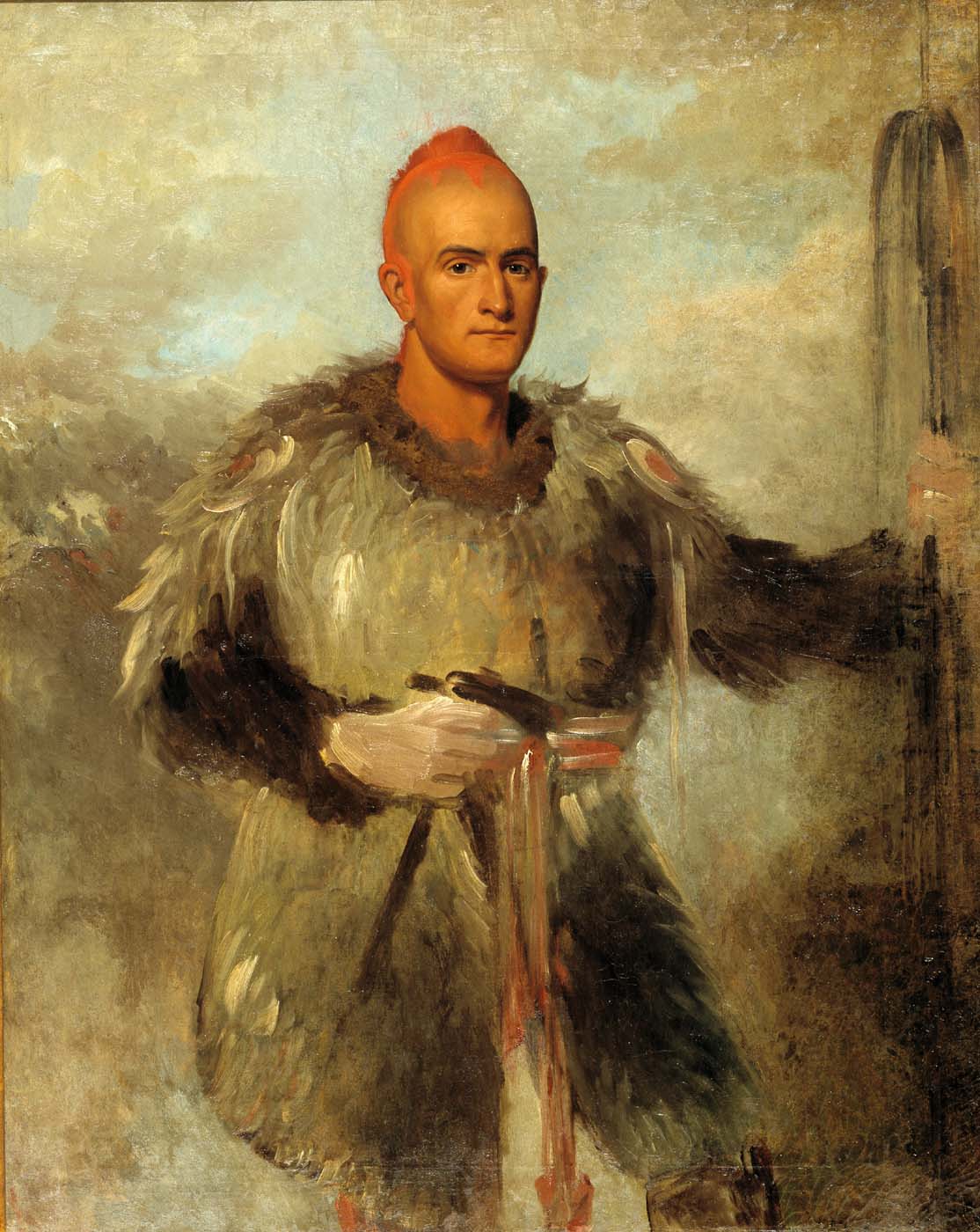 Theodore Burr Catlin, en costume indien - George Catlin