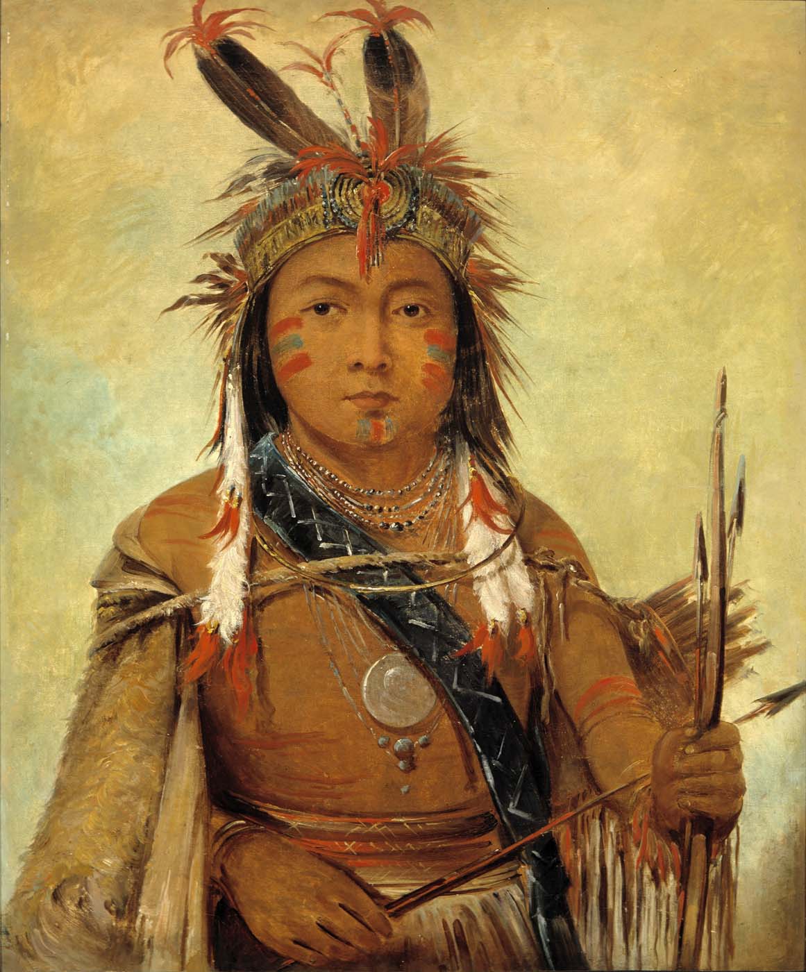 Ud-je-jock, Pélican, un garçon - George Catlin