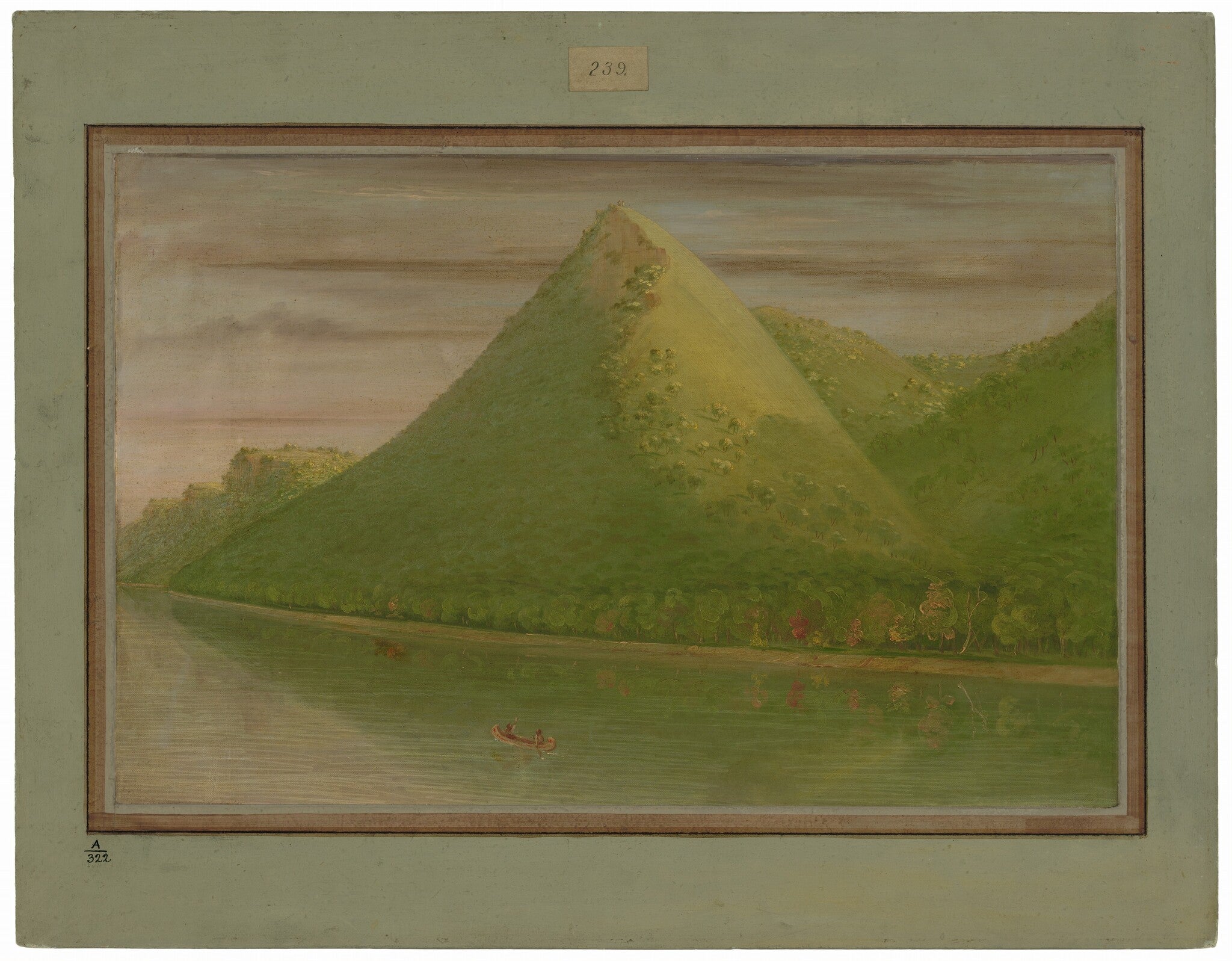Vue de la « Tente du Brochet » - George Catlin