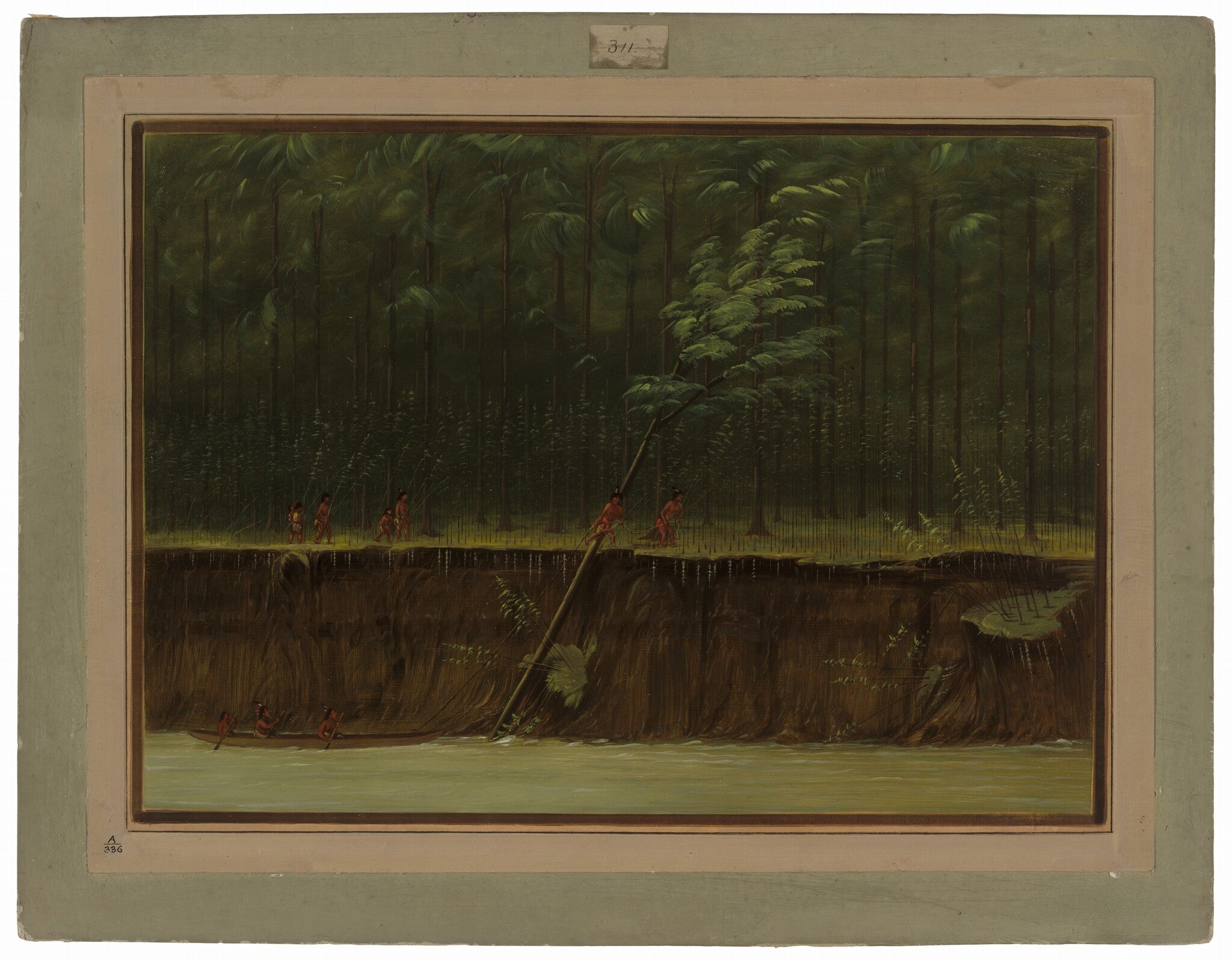 Vue du Bas-Mississippi - George Catlin