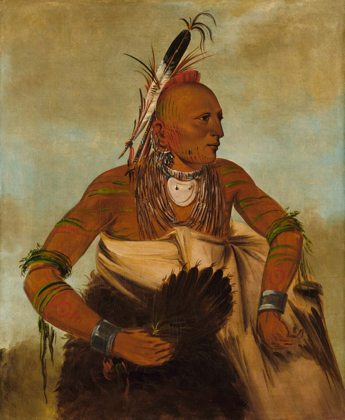 Wa-ho-béck-ee, un beau courageux - George Catlin