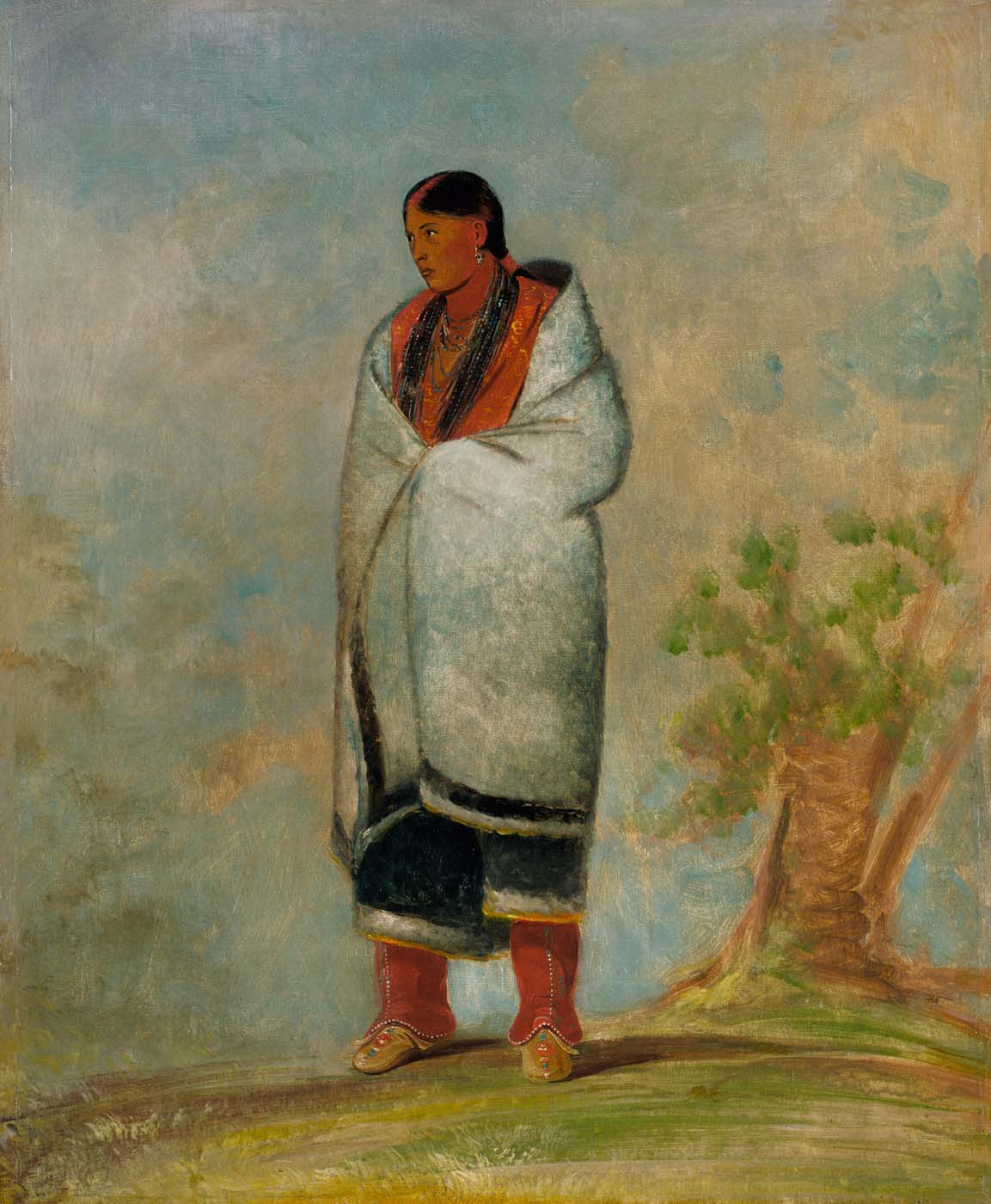 Wa-quóth-e-qua, la femme du cerf, la femme de la baleine - George Catlin