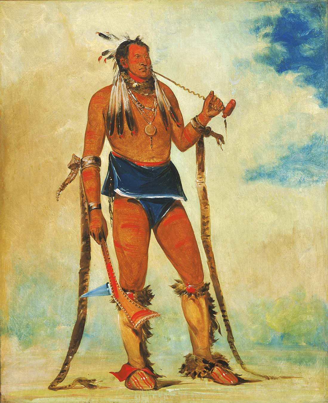 Wah-chee-háhs-ka, l'homme qui met tout dehors - George Catlin