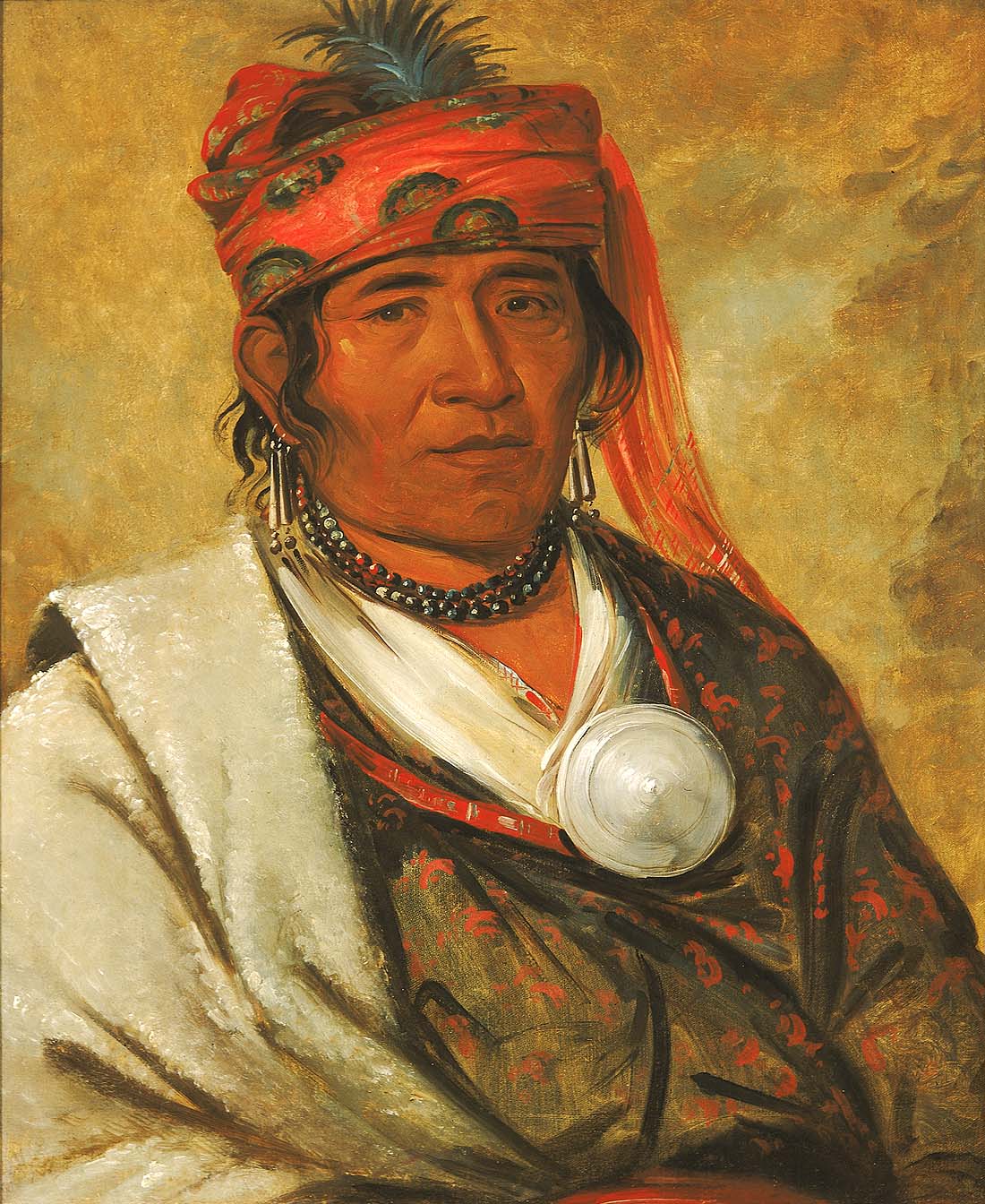 Ye-hów-lo-gee, Le Nuage, un Chef - George Catlin