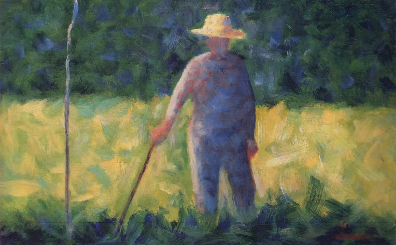 Reproduction du tableau « Le jardinier - Georges Seurat » par Alpha Reproduction en peinture à l’huile