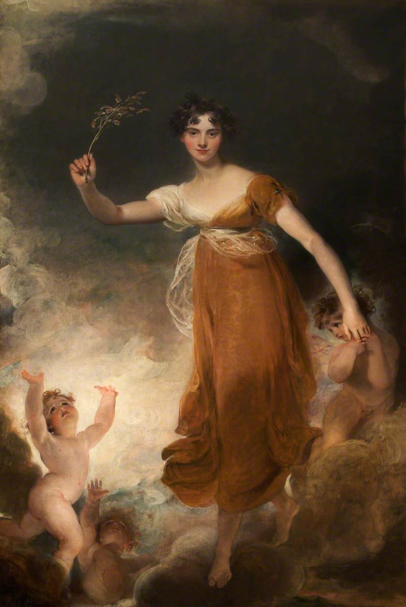Georgiana Maria Leicester (1793-1859), Lady de Tabley, dans le rôle de « Hope » - Thomas Lawrence
