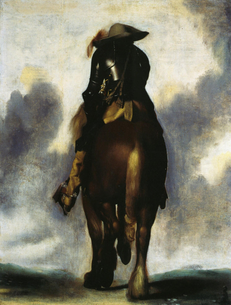 Homme à cheval vu de dos - Gerard ter Borch