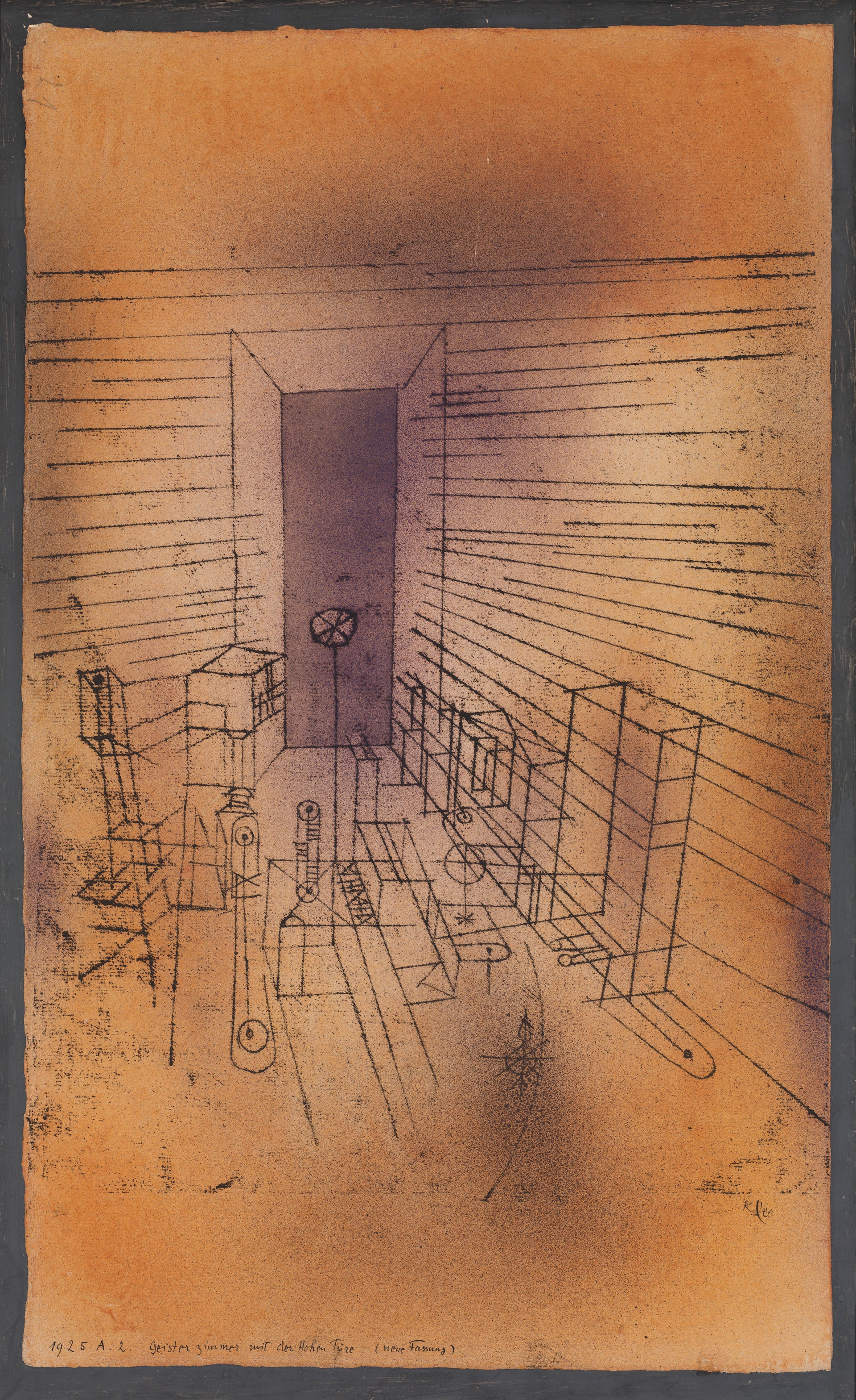 Ghost Chamber with the Tall Door (New Version) — Paul Klee