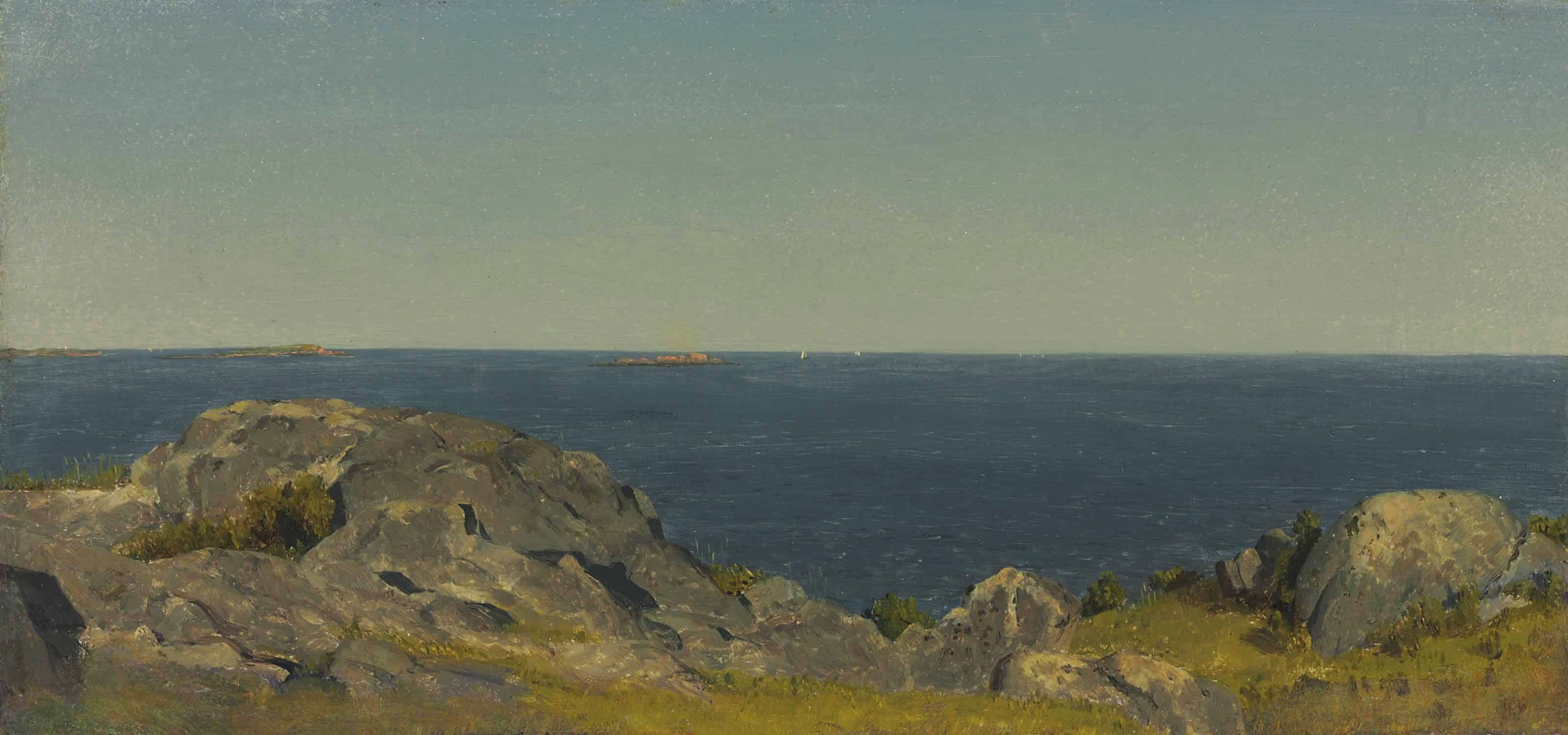 Un croquis à Manchester, Massachusetts - Sanford Robinson Gifford