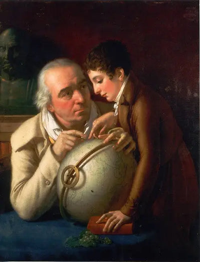 La Leçon de géographie - Anne-Louis Girodet - Alpha Reproduction