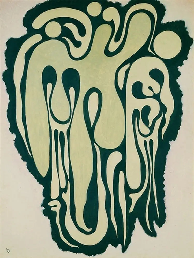 รูปทรงสีเขียว - วาซิลี่ คันดินสกี้