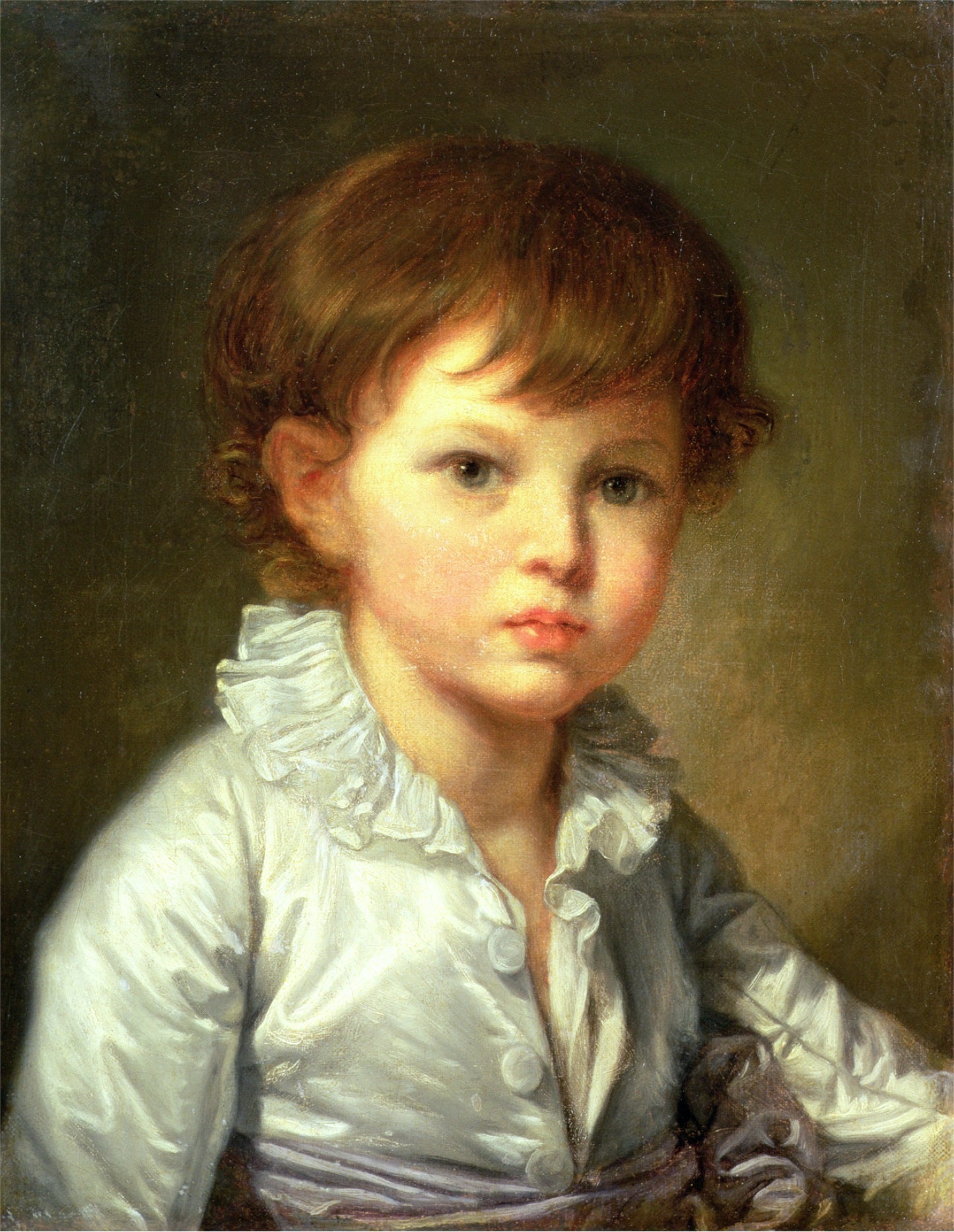 Portrait du comte Pavel Stroganov enfant - Jean-Baptiste Greuze - Alpha Reproduction