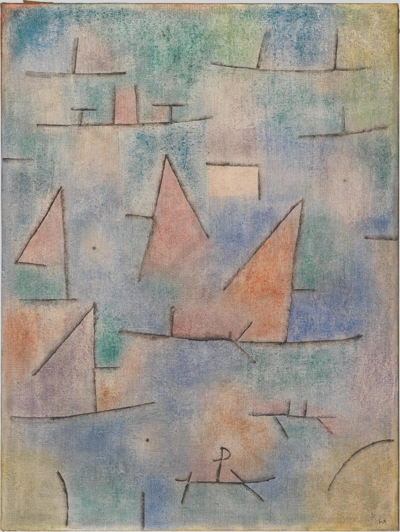Port et voiliers - Paul Klee