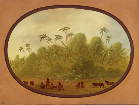 S'arrêter pour faire un croquis - George Catlin
