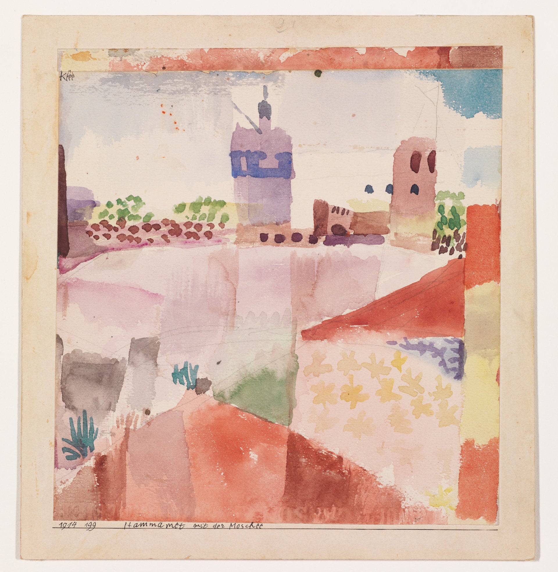 Hammamet with Its Mosque — Paul Klee