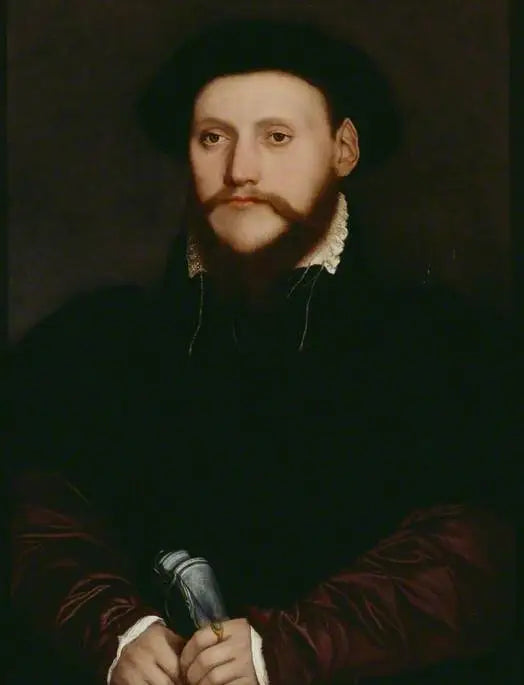 Portrait of an Unknown Gentleman - Hans Holbein le Jeune - Alpha Reproduction