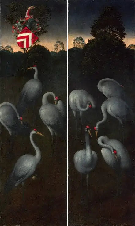 Grues avec armoiries - Hans Memling - Alpha Reproduction