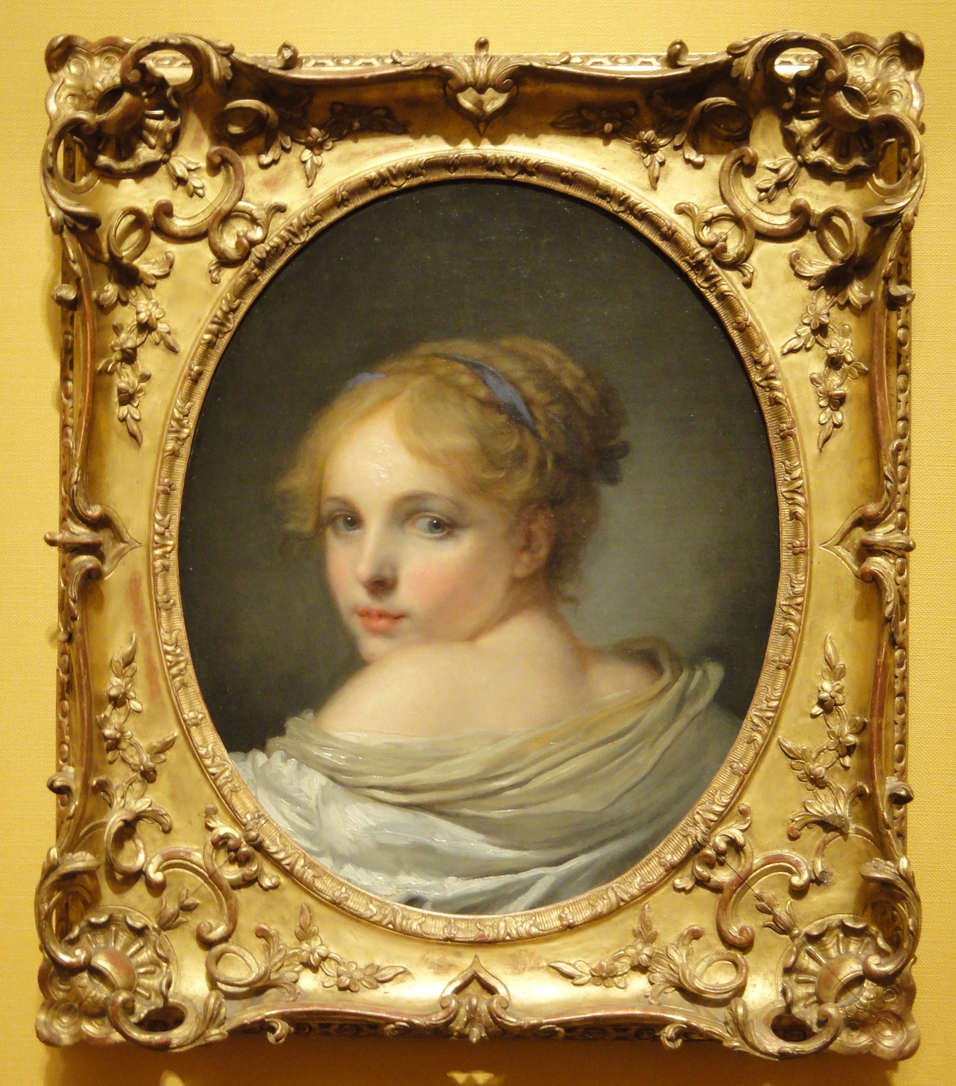 Tête de fille - Jean-Baptiste Greuze - Alpha Reproduction