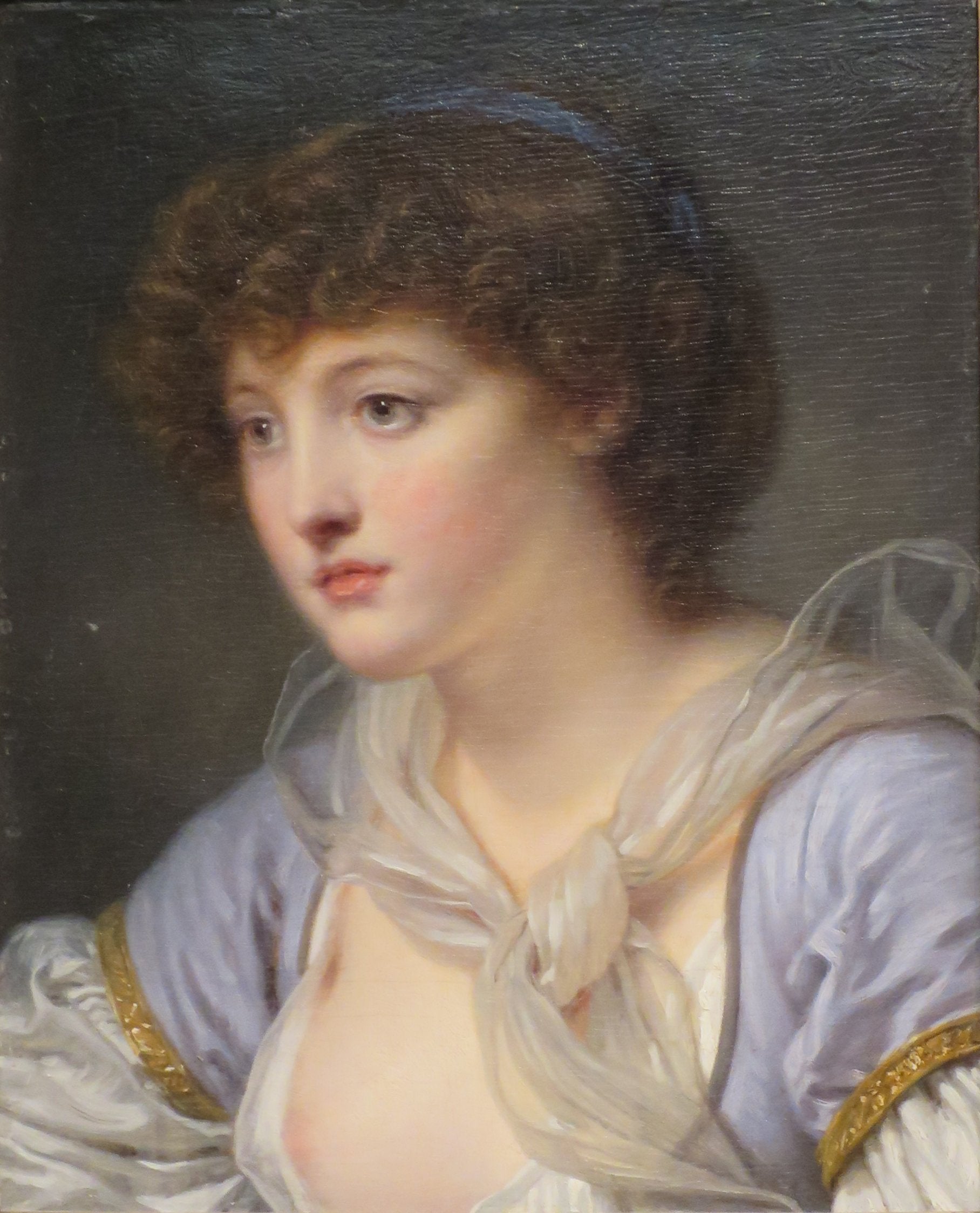 Tête de fille - Jean-Baptiste Greuze - Alpha Reproduction
