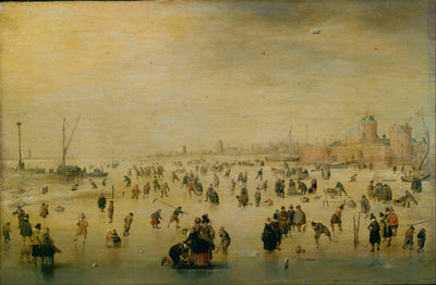 Scène de patinage - Hendrick Avercamp