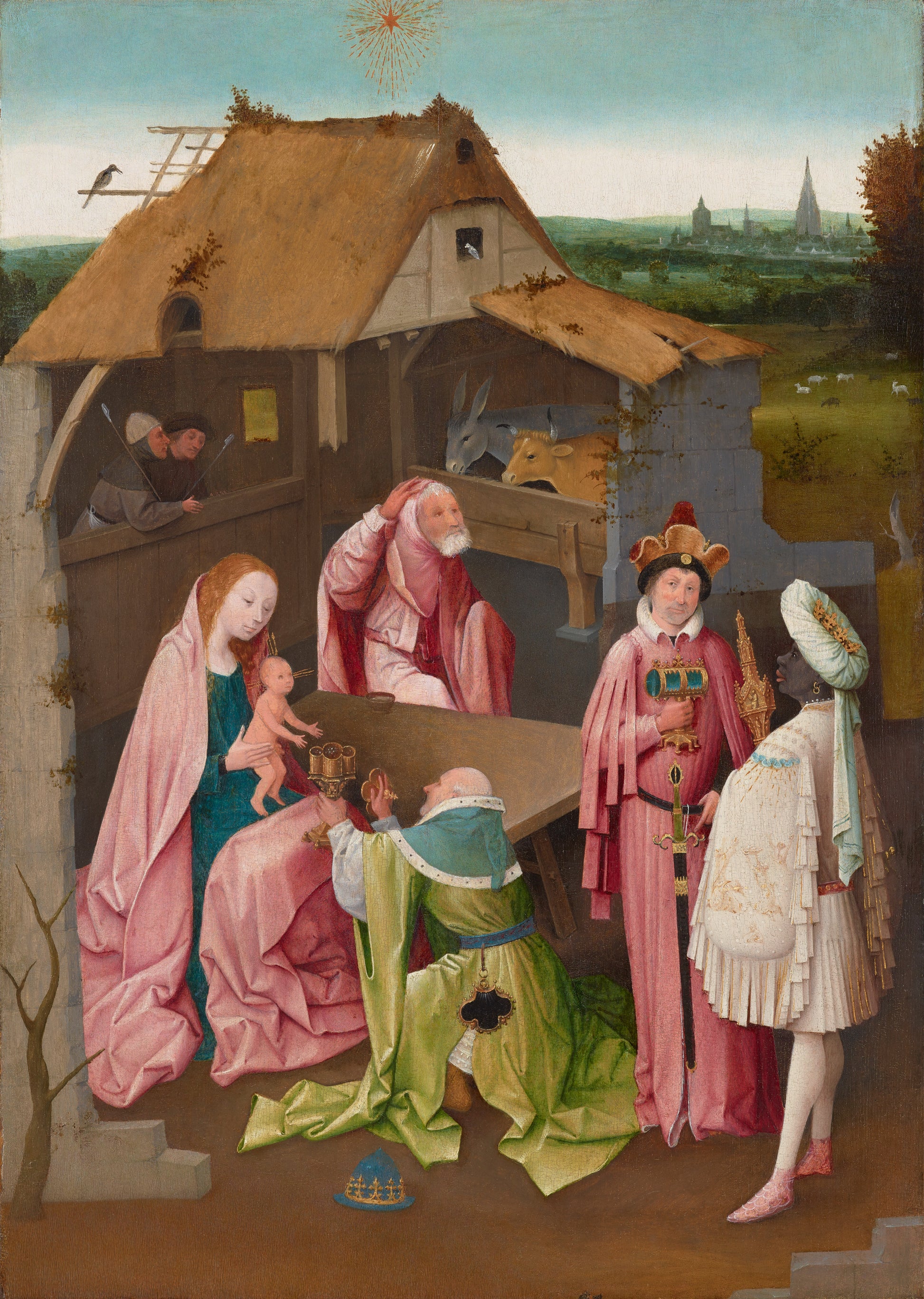 การบูชาของนักมายากล - Hieronymus Bosch